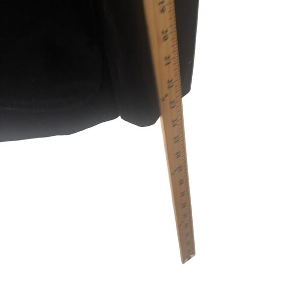 Eddie Bauer Women's Size Small Black Velvet Witchy Grunge Button Blazer - Picture 7 of 7